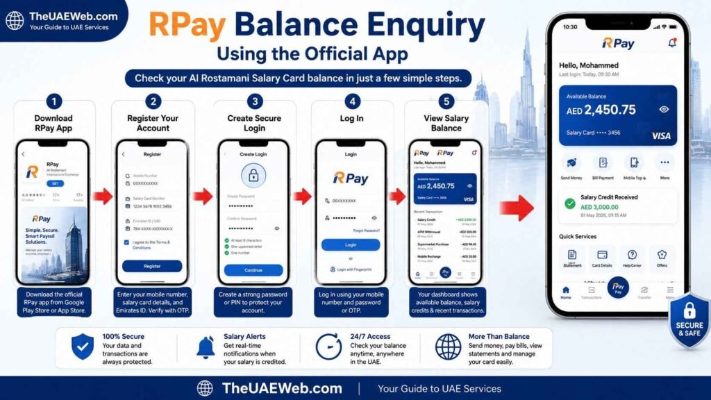 Check RPay Balance Online Using the RPay App