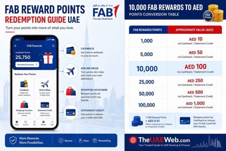 FAB Reward Points Redemption Guide UAE (2026)