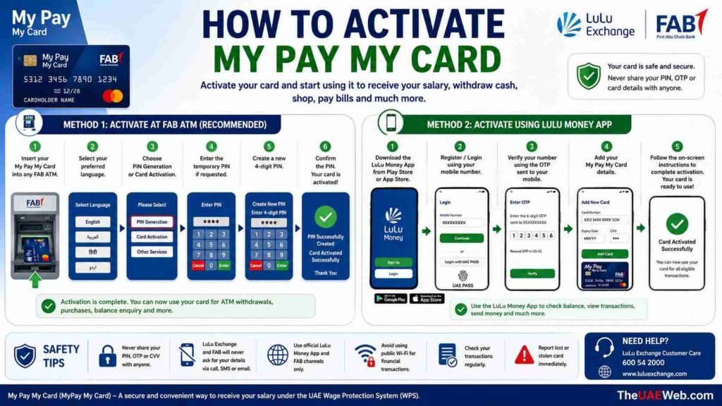 How to Activate My Pay My Card