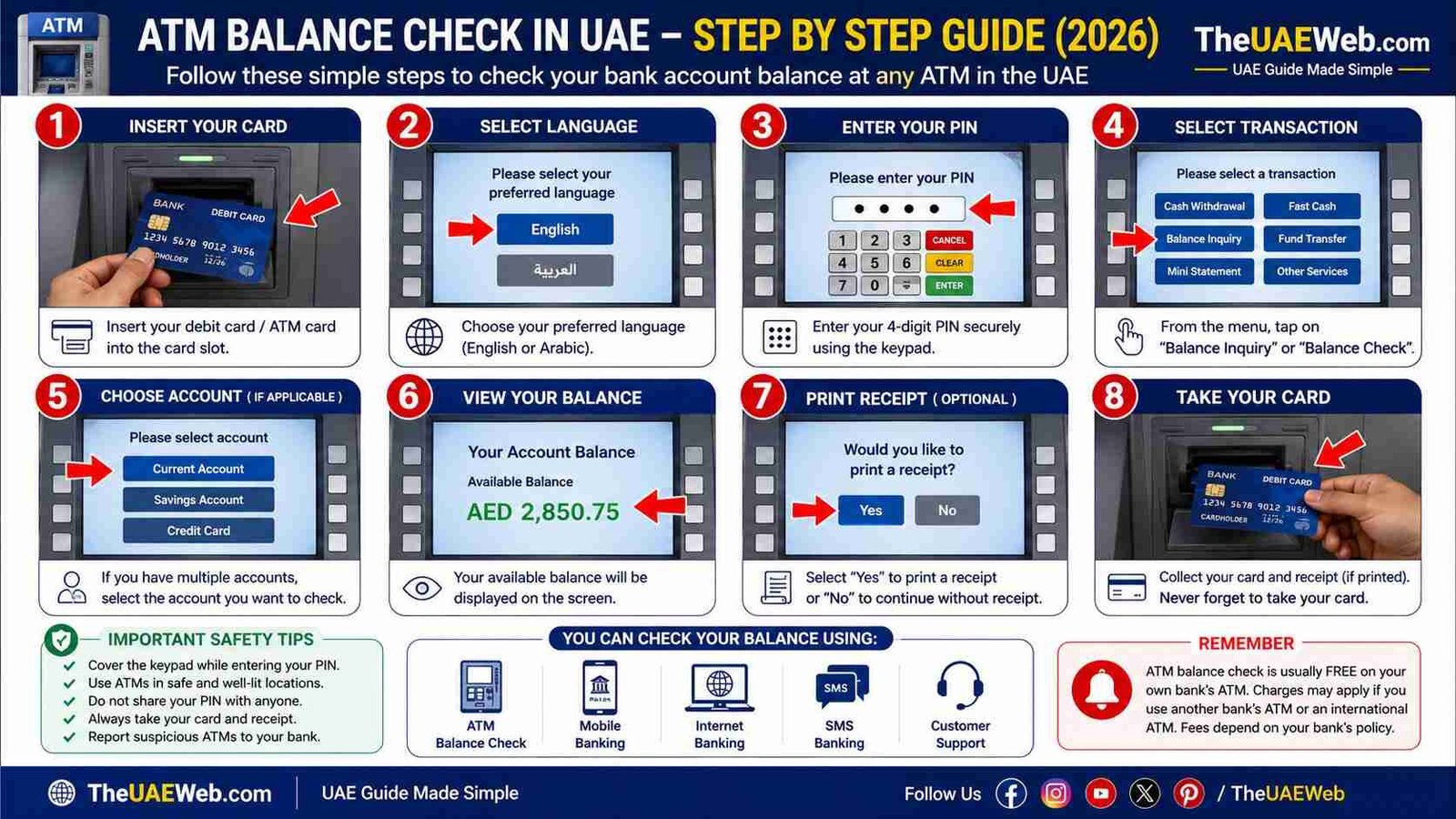 atm balance check