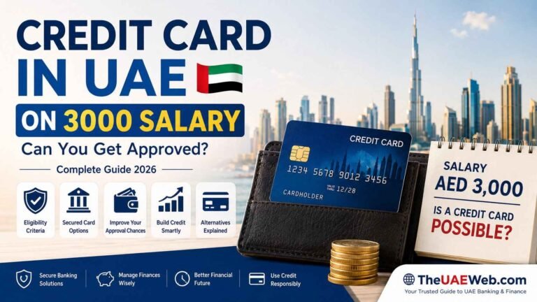 Credit Card in UAE on 3000 Salary