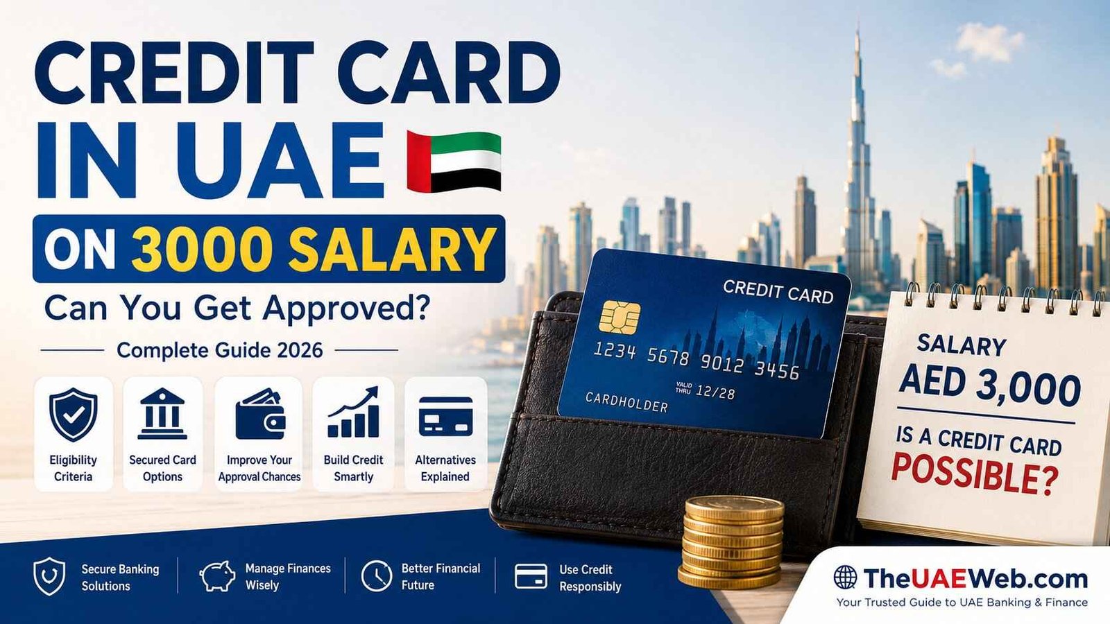 Credit Card in UAE on 3000 Salary