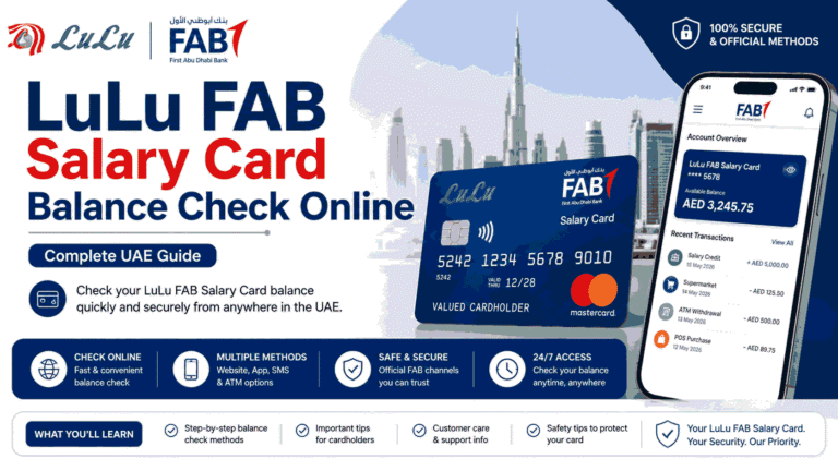 LuLu FAB Salary Card Balance Check Online