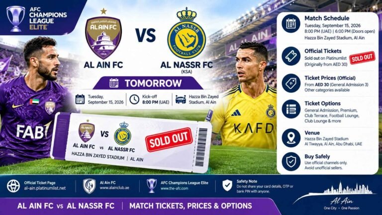 Al Ain vs Al Nassr Tomorrow
