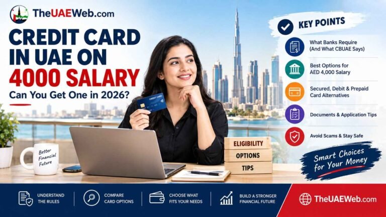 Credit Card in UAE on 4000 Salary